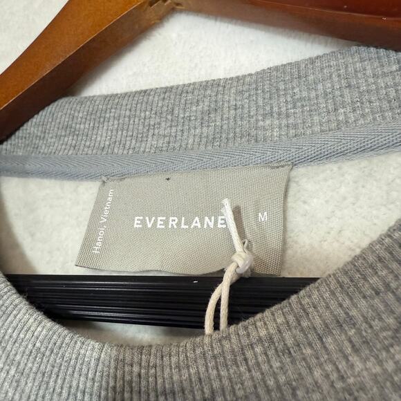 NWT Everlane M ReTrack Sweatshirt Oversized Recycled Earth Day Gray Soft‎ $98 - Picture 5 of 11